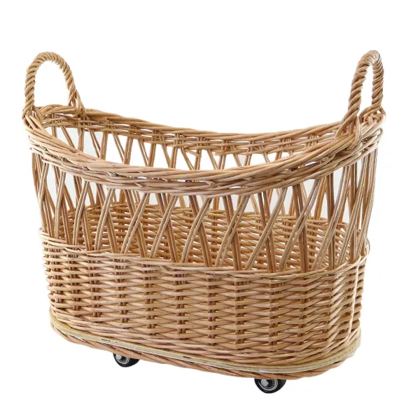 ラフィネバスケットシャンブルキャスター付き