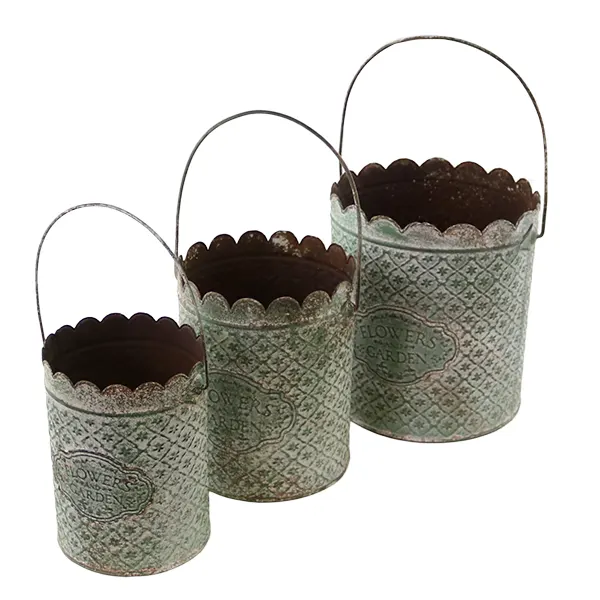 ヴィンテージ バケツスカラップ3個セット